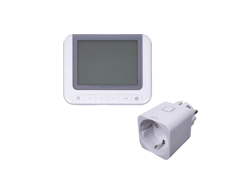 Elektronische draadloze kamerthermostaat HO-RC-THERMOSTAT-SET Elektronische draadloze kamerthermostaat HO-RC-THERMOSTAT-SET