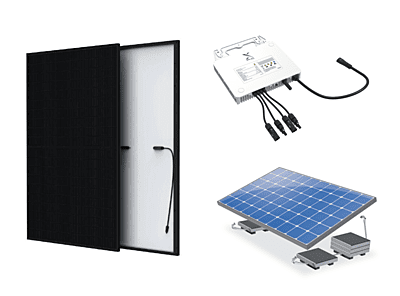 Stekkerpaneel van Trina Solar met Solax