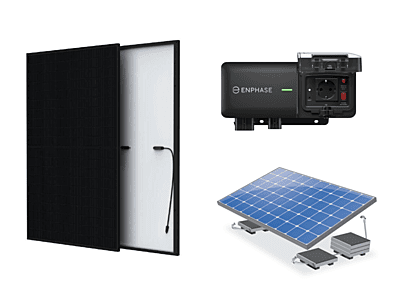 Stekkerpaneel van Trina Solar met Enphase IQ Balcony voor plat dak Stekkerpaneel van Trina Solar met Enphase IQ Balcony voor plat dak